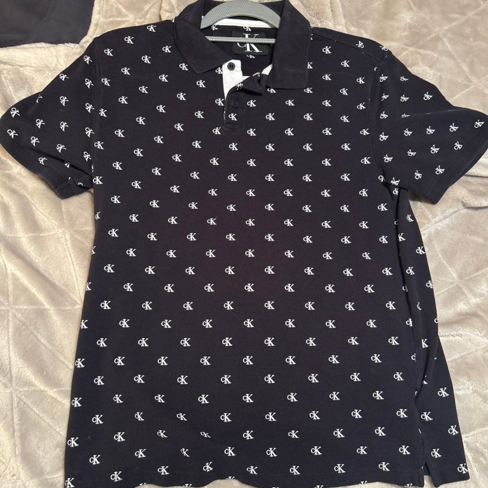 Calvin Klein Men's Black Polo Shirt
